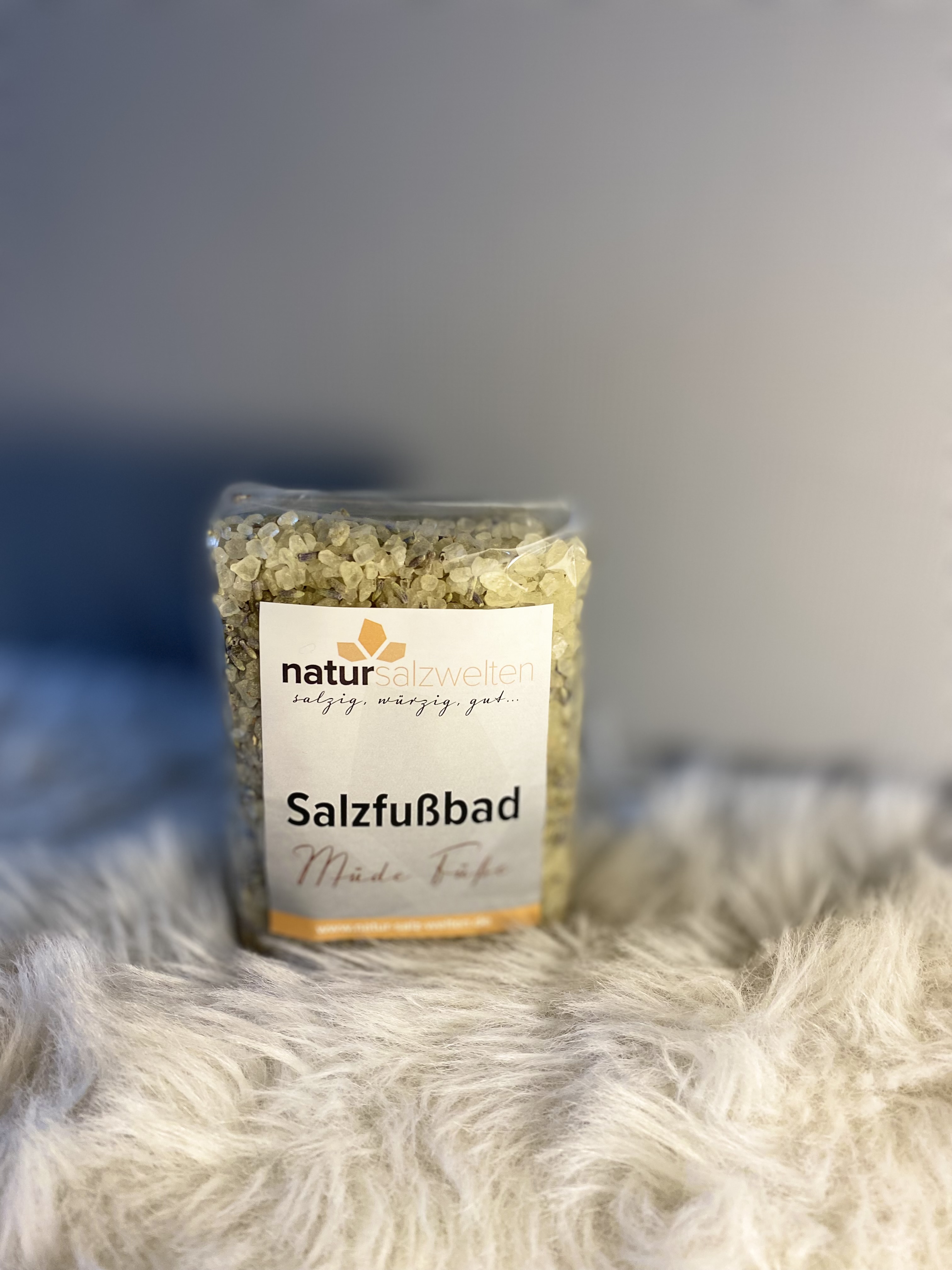 Salzfußbad Müde Füße