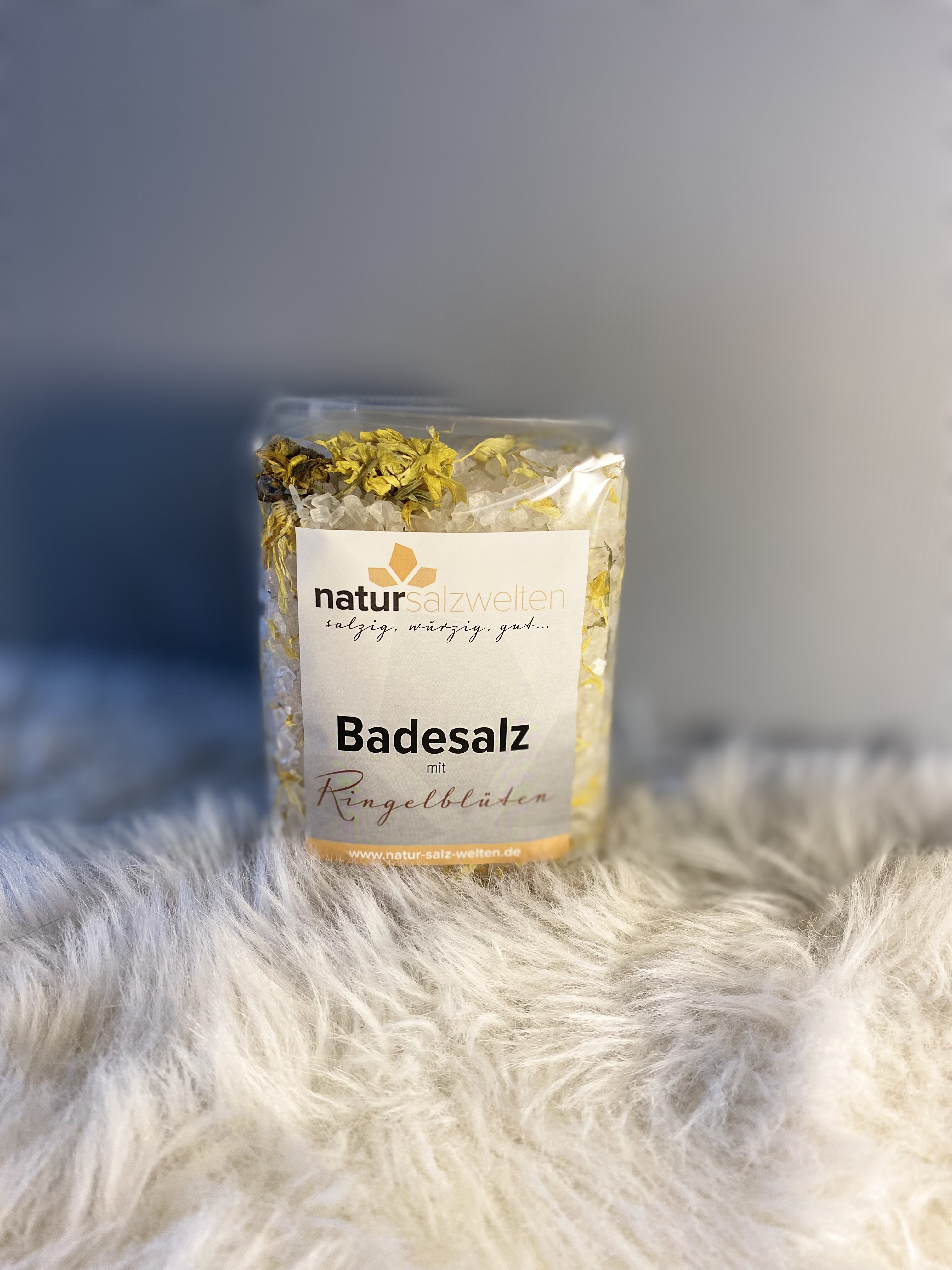 Badesalz mit Ringelblüten