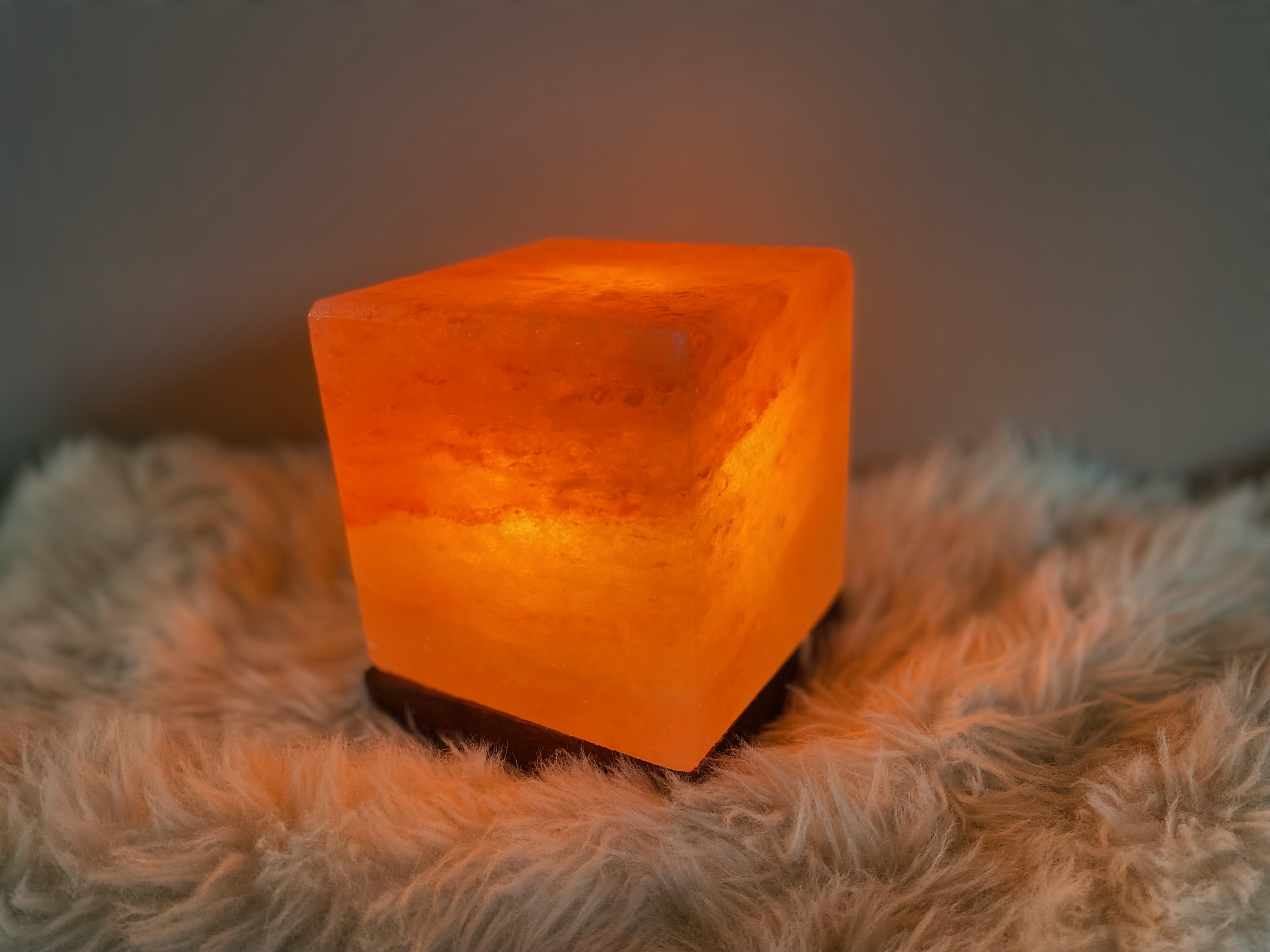 Salzlampe "Kubus"